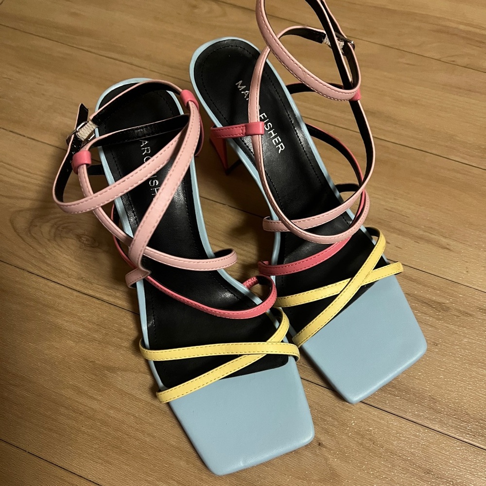 Marc Fisher Pastel Strappy Heels